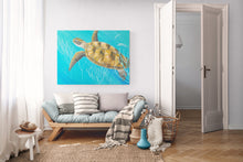 "Gliding Sea Turtle"