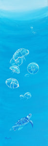 "Moon jelly and Green"