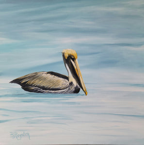 "Pelican on Water"